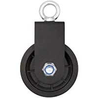 LFJ Bloque de Polea Giratoria de única- Poleas Tendedero para Cuerda Cables Rueda de elevación del rodillo Sistema de…